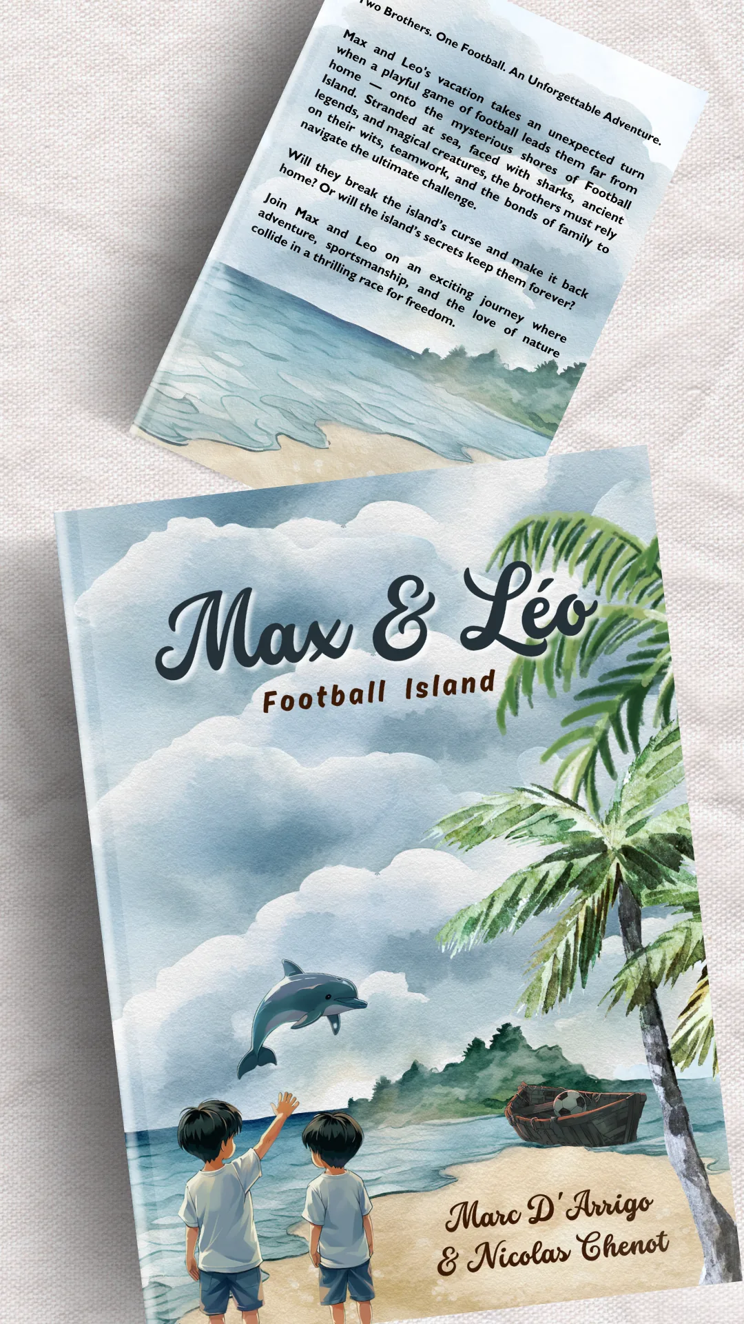 The printed book, front and back cover
