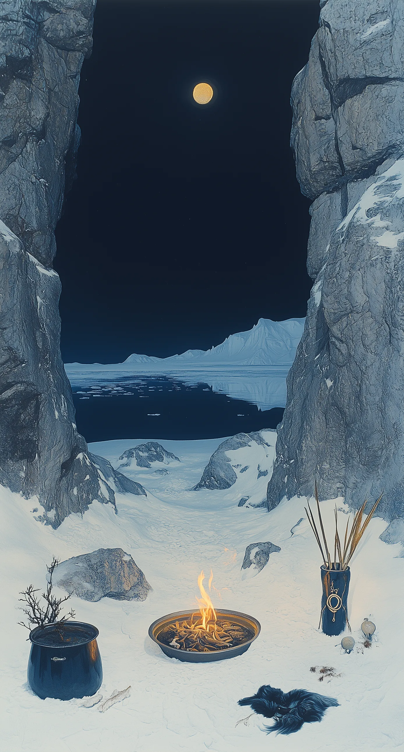 The Arctic Ritual of Snow